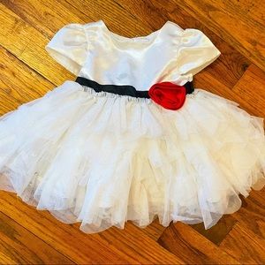 White Holiday Baby Dress